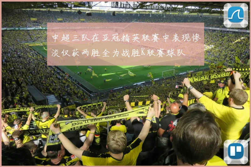 中超三队在亚冠精英联赛中表现惨淡仅获两胜全为战胜K联赛球队