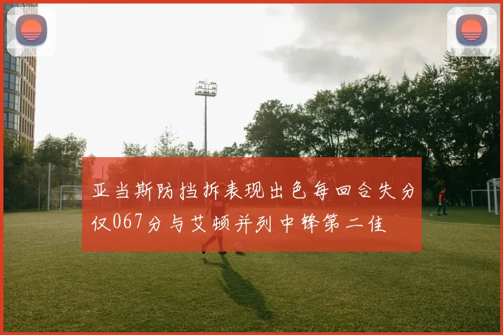 亚当斯防挡拆表现出色每回合失分仅067分与艾顿并列中锋第二佳